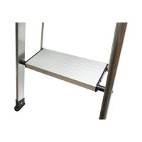 Scara aluminiu pliabila, 4 trepte antiderapante, sarcina maxima 150 Kg, inaltime 143cm , Cod: DISPN84, Marca: CROWNMAN - 7