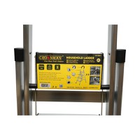 Scara aluminiu pliabila, 4 trepte antiderapante, sarcina maxima 150 Kg, inaltime 143cm , Cod: DISPN84, Marca: CROWNMAN - 8