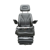 Scaun universal reglabil pe greutate 50-130Kg, cotiere si spatar rabatabil 50-90° pentru tractor, utilaje agricole, industriale, stivuitor, Cod: DISLX78, - 2