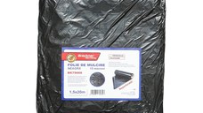 Set 10 buc. folie mulcire, anti buruieni 1.5x20m, 15 microni, neagra neperforata, protectie UV, Cod: BK79066, Brand: BRECKNER GERMANY