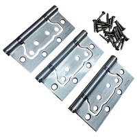 Set 3 balamale coplanare 100x75mm cu suruburi - 1