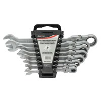 Set 8 chei combinate, cu clichet, articulate, CrV, 8-22mm, Cod: BK78285 Echivalență: DISLN83, Breckner Germany - 2