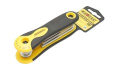 Set 8 chei imbus hexagonale pliabile cu maner tip briceag 2-8mm Cr-V , Cod: DISPN50, Marca: CROWNMAN