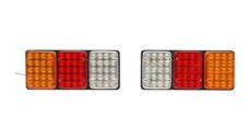 Set lampi stop spate LED cu 3 functii 12V - 24V. 330x140mm, Cod: BK69097, Brand: BRECKNER GERMANY