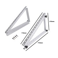 Set suporti tip triunghi pentru prindere panouri solare fotovoltaice 300W cu unghi reglabil, Cod: BK88721,Brand: BRECKNER GERMANY - 1