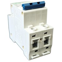 Siguranta automata tip intreruptor 2P, 20A, 500V, EBS1Z-63, Ebasee - 5