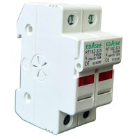 Soclu sigurante fuzibile, 2P, 16A, DC1000V, cu indicator LED, Ebasee - 2
