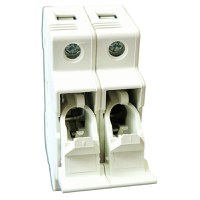 Soclu sigurante fuzibile, 2P, 16A, DC1000V, cu indicator LED, Ebasee - 5