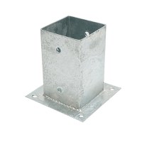 Suport stalp aplicat, fixare in suruburi 91x91x150, otel zincat, galvanizat, Cod: DISLX54 - 1