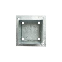 Suport stalp aplicat, fixare in suruburi 91x91x150, otel zincat, galvanizat, Cod: DISLX54 - 3