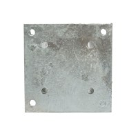 Suport stalp aplicat, fixare in suruburi 91x91x150, otel zincat, galvanizat, Cod: DISLX54 - 4
