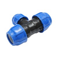 Teu reductie compresiune, D32x25x32mm, PN16, pentru sisteme de irigatii, Cod: DISLV93, Poelsan - 3
