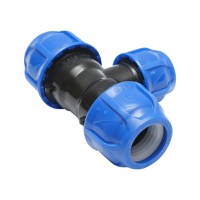 Teu reductie compresiune, D32x25x32mm, PN16, pentru sisteme de irigatii, Cod: DISLV93, Poelsan - 4