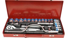 Trusa chei tubulare 8-32mm, 1/2 antrenor cu clichet 25 piese , Cod: DISLZ50, Brand: BRECKNER GERMANY