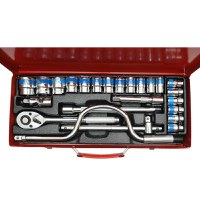 Trusa chei tubulare 8-32mm, 1/2 antrenor cu clichet 25 piese , Cod: DISLZ50, Brand: BRECKNER GERMANY - 3