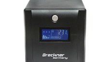 UPS 1000VA/600W cu baterii 2x7Ah si 4 prize shuko, LCD, USB, AVR, Cod: BK69765, Brand: BRECKNER GERMANY
