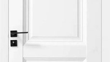 Usa interior, Arctic White, JYA 067, lemn & mdf, 70x200cm, alb mat, reversibila, KDoors