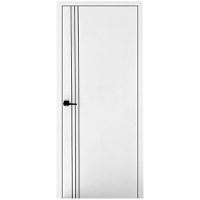 Usa interior, KD 18, lemn & mdf, 80x200cm, alb mat, reversibila, KDoors - 1