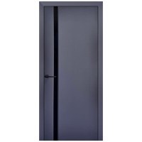 Usa interior, KD 19, lemn & mdf, 80x200cm, antracit mat, reversibila, KDoors - 1