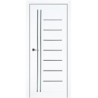 Usa interior, KD 4, lemn & mdf, 60x200cm, alb mat, reversibila, KDoors - 1