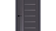 Usa interior, KD 4, lemn & mdf, 70x200cm, antracit mat, reversibila, KDoors