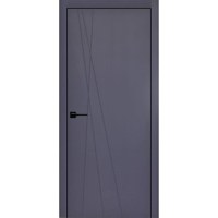 Usa interior, KD 8, lemn & mdf, 80x200cm, antracit mat, reversibila, KDoors - 1