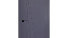 Usa interior, KD 8, lemn & mdf, 80x200cm, antracit mat, reversibila, KDoors