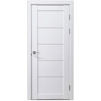 Usa interior, R02G, lemn & mdf, 60x200cm, alb mat, reversibila, Doors - 1