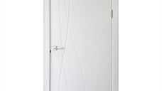 Usa interior, T05, lemn & mdf, 70x200cm, alb mat, reversibila, Doors