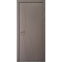 Usa interior, T05, lemn & mdf, 80x200cm, cappucino mat, reversibila, Doors - 1