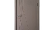 Usa interior, T05, lemn & mdf, 80x200cm, cappucino mat, reversibila, Doors