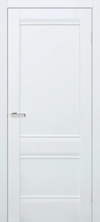 Usa interior, Valencia White Silk Matt, lemn & mdf, 60x200cm, alb mat, reversibila, KDoors - 1