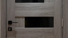 Usa interior, Velura Touch BG Eugene Oak, lemn & mdf, 70x200cm, grey, reversibila, KDoors