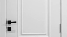 Usa interior, Verona Lux White APN702 Elegance White Matt, lemn & mdf, 80x200cm, alb mat, reversibila, KDoors