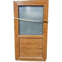 Usa, PVC & termopan, 100x180cm, maro, stejar auriu, stanga, Kirchberger, 6cm, 4 camere - 1