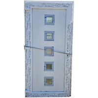 Usa, PVC & termopan, 100x200cm, alba, stanga, Kirchberger, 7cm, 6 camere, panel decorativ - 1