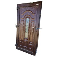 Usa, PVC & termopan, 100x200cm, mahon, stanga, Kirchberger, 7cm, 6 camere, panel decorativ - 1