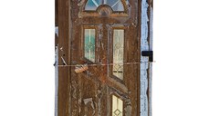 Usa, PVC & termopan, 100x200cm, maro, stejar auriu, dreapta, Kirchberger, 7cm, 6 camere, panel decorativ