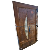 Usa, PVC & termopan, 110x200cm, maro, stejar auriu, dreapta, Kirchberger, 7cm, 6 camere, panel decorativ - 1