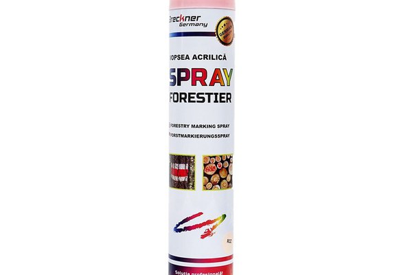 Vopsea spray marcaj forestier roz 750ml , Cod: BK1S115, Brand: BRECKNER GERMANY