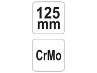 YATO Clește curbat cu auto-blocare 125 mm CrMo - 3