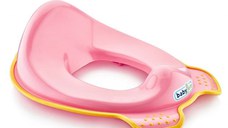Adaptor colac WC copii BabyJem, Roz Galben