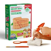 Arkerobox - Set arheologic educational si puzzle 3D, Roma antica, Colosseum - 1