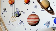 Autocolante pentru perete - Univers, N.4.
