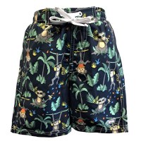 Bermude Baieti cu Protectie UV, Protectie Solara UPF50+, Navy Jungle, Marimea 4 - 1