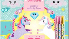 Carte cu activitati creative cu unicorni