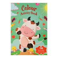 Carte de colorat cu activitati - animale domestice - 1