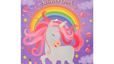 Carte de colorat cu activitati - unicorni