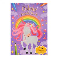 Carte de colorat cu activitati - unicorni - 1