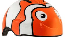 Casca bicicleta copii, dimensiune reglabila 49-55 cm, 2-7 ani, Clown Fish Portocaliu